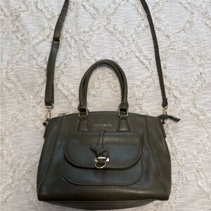 Alexis Bendel Green Hand Bag with Detachable Shoulder Strap